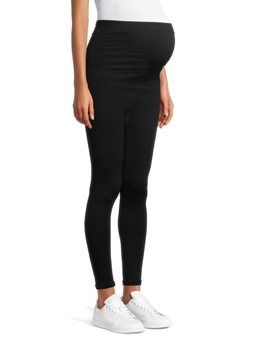 Time and Tru Active Maternity Leggings Black Women's Small (4-6) Stretch